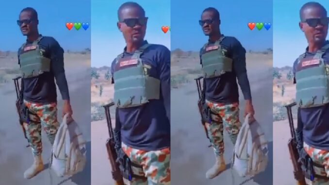 Nigerian Army reportedly locks up soldier from viral video on low salary, claiming "N50,000 is my salary." (WATCH)